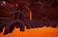 Nether Fortress (Image via Minecraft)